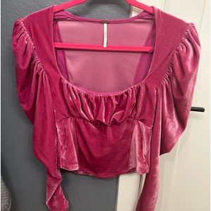 Free People Pink Top